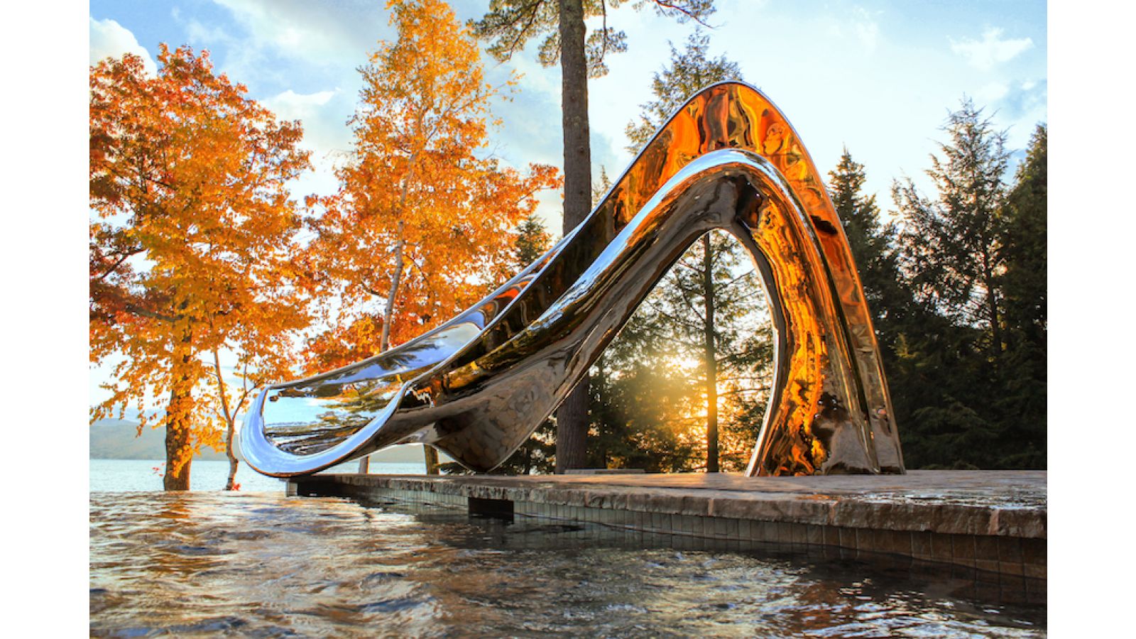 Water Slide - Luxury Sculptural Slide